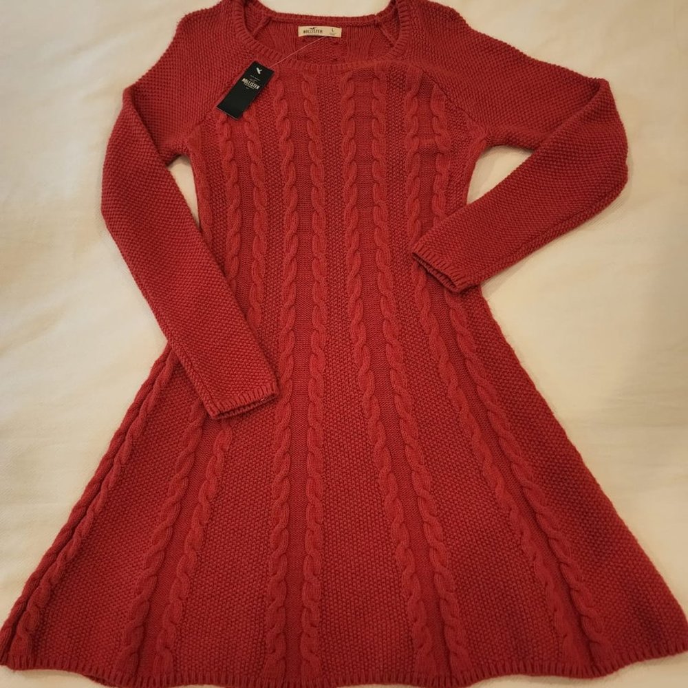 Hollister California Brand Red Dress Size L